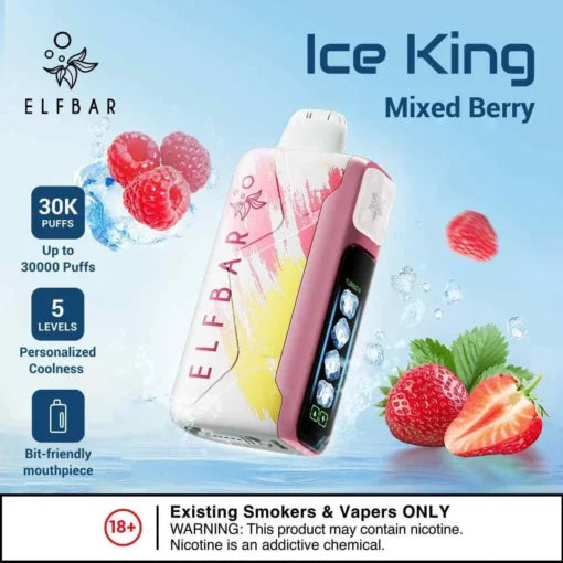 Elf Bar Ice King – Mixed Berries – 30K 30000 Puffs - Vape in India