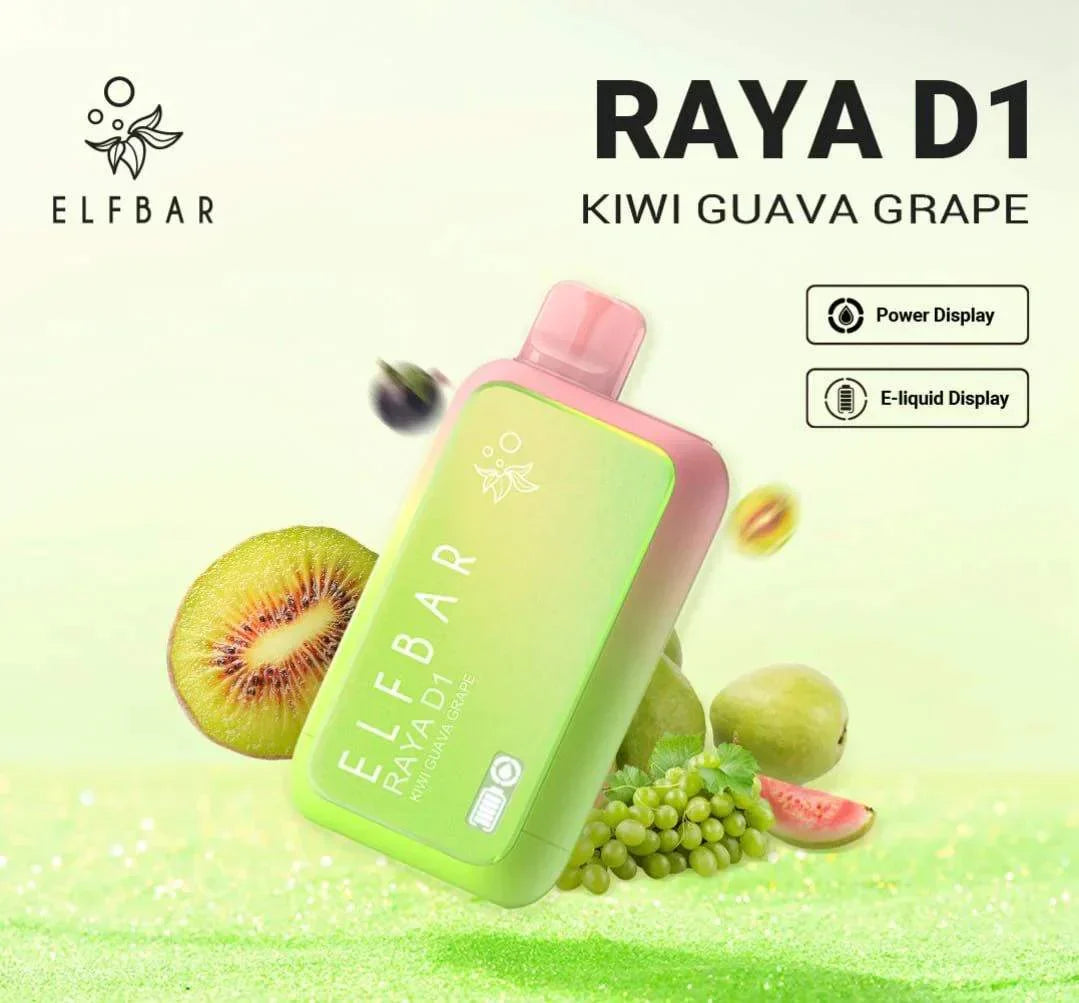 Elf Bar Raya D1 – Kiwi Guava Grape - Vape in India