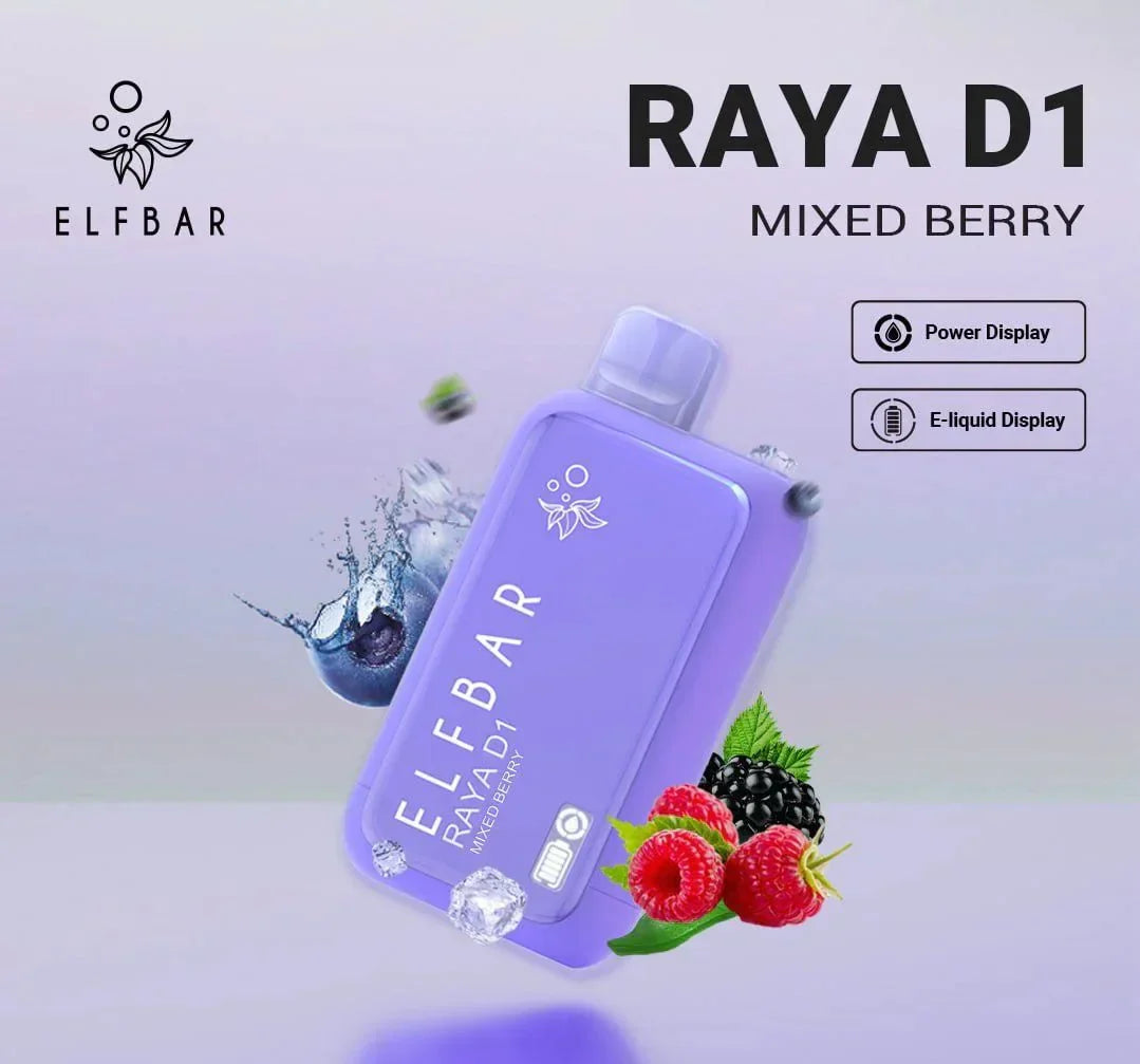 Elf Bar Raya D1 – Mixed Berry - Vape Shop Delhi