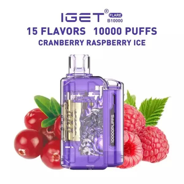Iget Flare B10000 – Cranberry Raspberry Ice - Vape shop near me