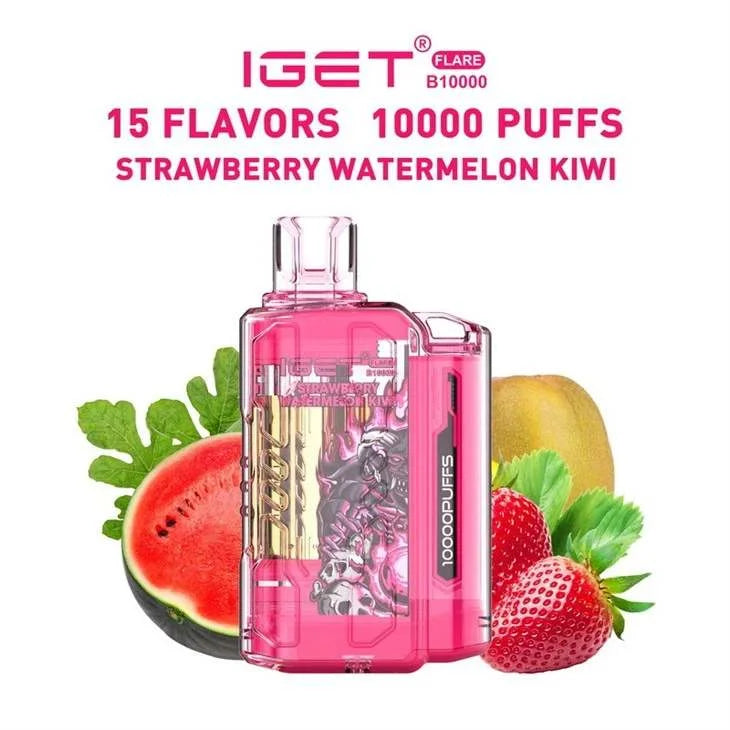 Iget Flare B10000 – Strawberry Watermelon Kiwi - Vape Store dlehi
