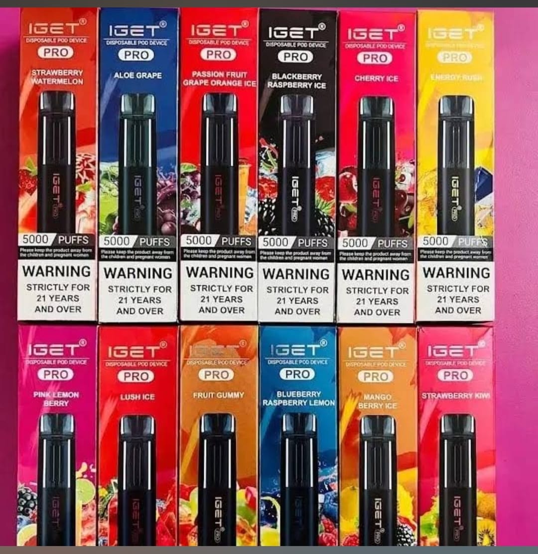 IGET Pro 5000 Puffs Disposable Pod Device - Vape Shop Delhi