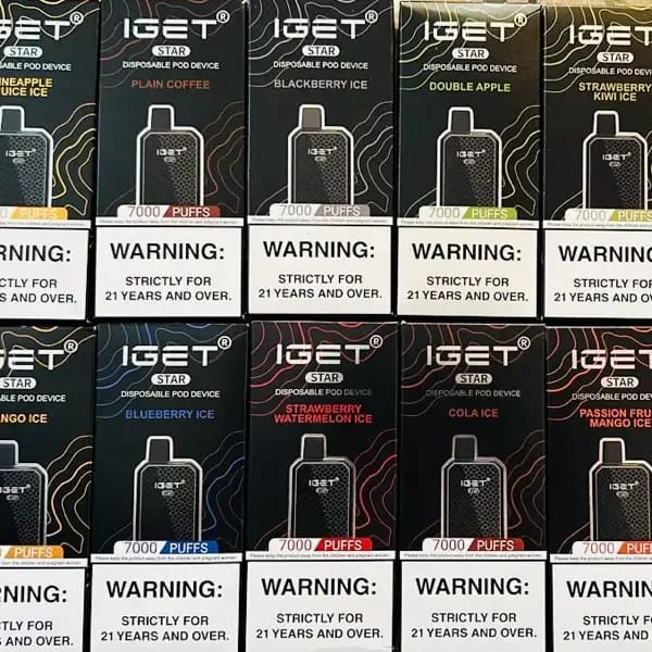 IGET Star L7000 7000 Puffs Disposable Pod Device - Vape Shop Delhi