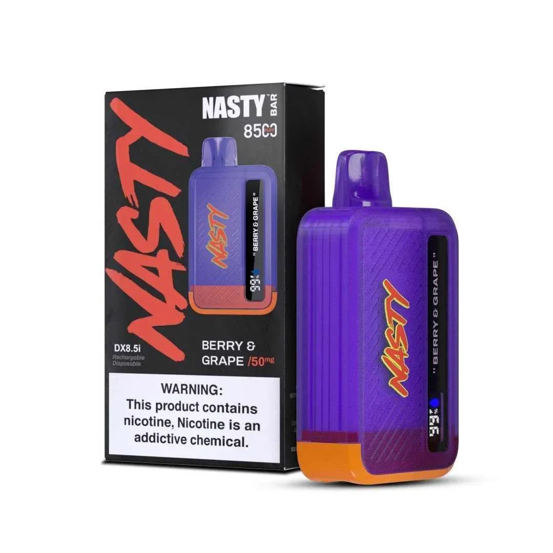 Nasty Bar Berry & Grape – (8500 Puffs) - Vape shop noida