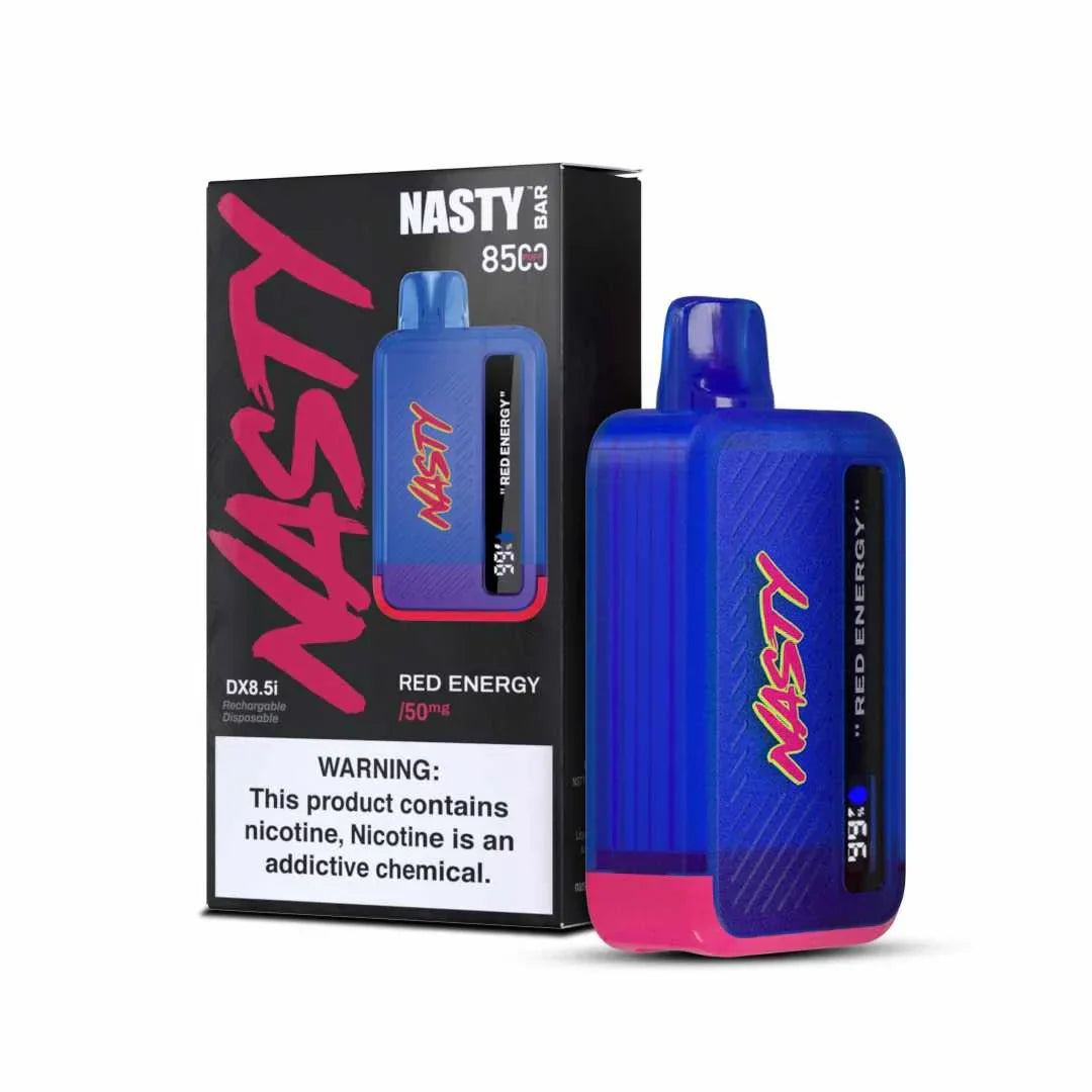 Nasty Bar Red Energy – (8500 Puffs) - Vape in India