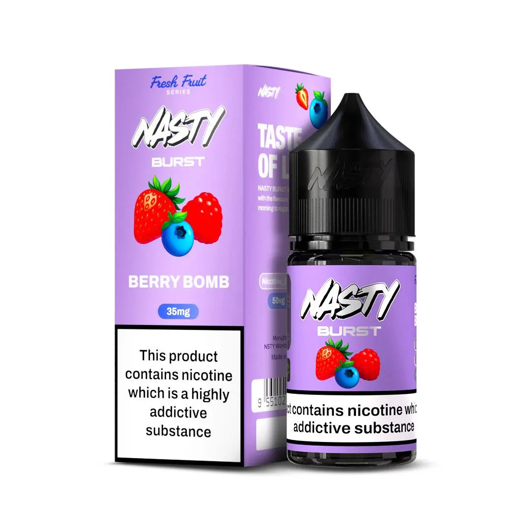 Nasty Burst Nic Salts – Berry Bomb - Disposable vape in Delhi