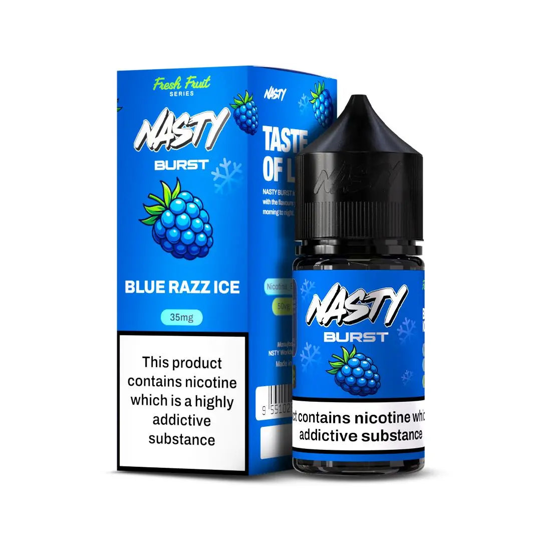 Nasty Burst Nic Salts – Blue Razz Ice - the Vape Store Delhi