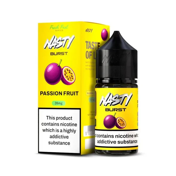 Nasty Burst Nic Salts – Passion Fruit - Vape Shop Delhi