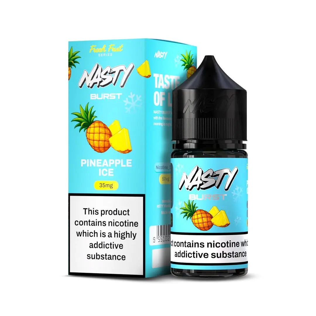 Nasty Burst Nic Salts – Pineapple Ice - the Vape Shop Delhi