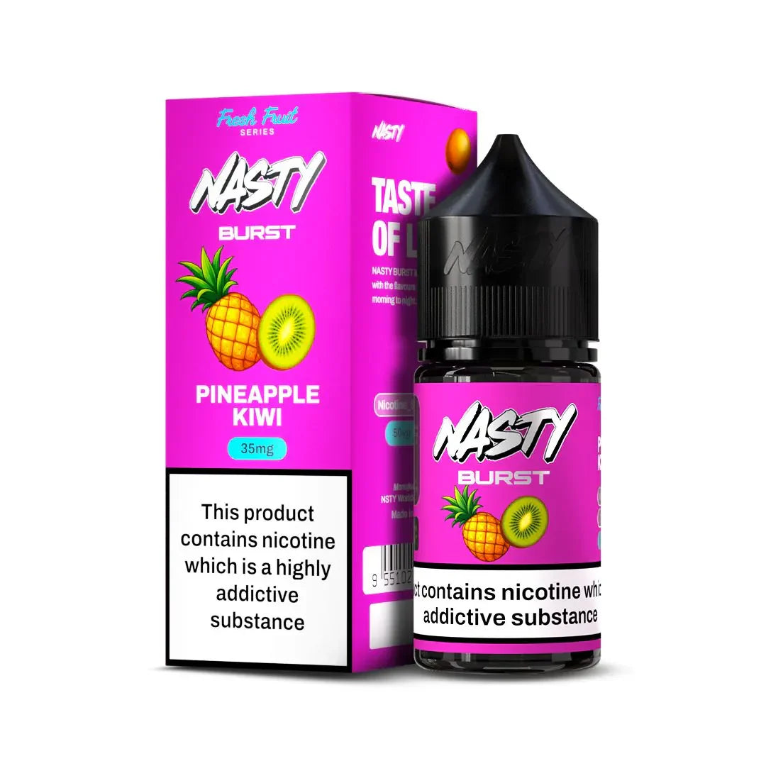 Nasty Burst Nic Salts – Pineapple Kiwi - Vape Delivery in Delhi