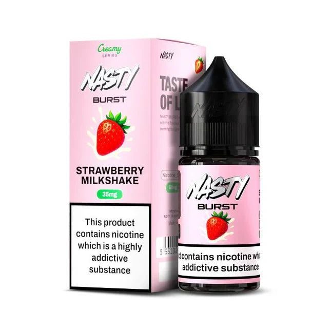 Nasty Burst Nic Salts – Strawberry Milkshake - Vape Store dlehi